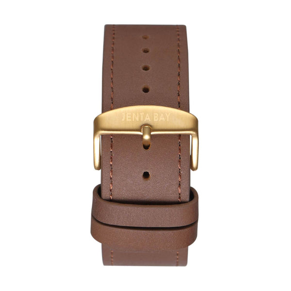 JENTA BAY 22mm Brown Leather Band